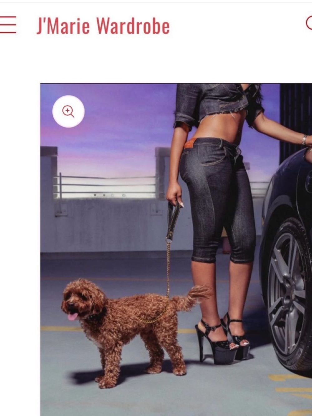 Women’s Skinny Capris Jeans - Dark Denim